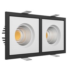 Светодиодный точечный светильник LEDRON BRUTAL SQ2 TRIAC Black-White