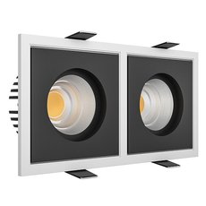 Точечный светильник для подвесные потолков LEDRON BRUTAL SQ2 White-Black TRIAC