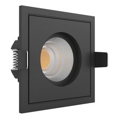 Точечный светильник с арматурой чёрного цвета LEDRON BRUTAL SQ1 Black