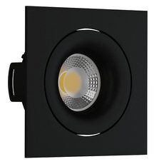 Точечный светильник с арматурой чёрного цвета LEDRON DE201 Black