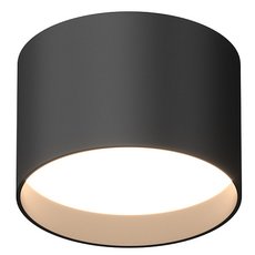 Точечный светильник с арматурой чёрного цвета, плафонами чёрного цвета LEDRON DRUM Black