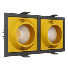 Точечный светильник для подвесные потолков LEDRON GIZA SQ2 Black-Gold