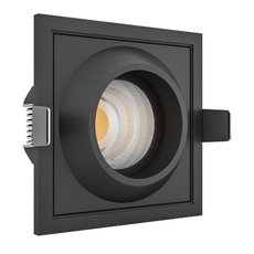 Точечный светильник с металлическими плафонами LEDRON GIZA SQ Black