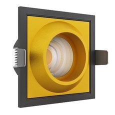 Светодиодный точечный светильник LEDRON GIZA SQ Black-Gold