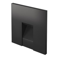 Встраиваемый в стену светильник с металлическими плафонами LEDRON KIT AGILE SQ Black