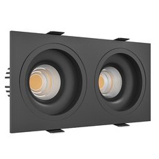 Точечный светильник с арматурой чёрного цвета LEDRON LEVEL SQ2 Black