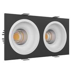 Светодиодный точечный светильник LEDRON LEVEL SQ2 TRIAC Black-White
