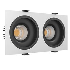 Светодиодный точечный светильник LEDRON LEVEL SQ2 White-Black