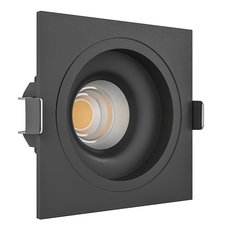 Точечный светильник с арматурой чёрного цвета LEDRON LEVEL SQ Black