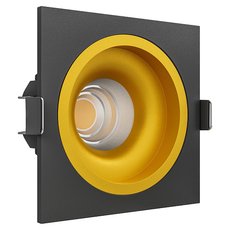 Точечный светильник с металлическими плафонами LEDRON LEVEL SQ Black-Gold