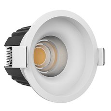 Точечный светильник с арматурой белого цвета, металлическими плафонами LEDRON LEVEL TRIAC White