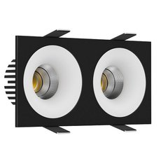 Точечный светильник для подвесные потолков LEDRON LOFT SQ2 Black-White