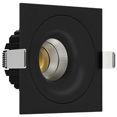 Точечный светильник с арматурой чёрного цвета LEDRON LOFT SQ Black