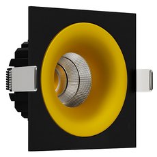 Точечный светильник с металлическими плафонами LEDRON LOFT SQ Black-Gold