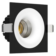 Встраиваемый точечный светильник LEDRON LOFT SQ Black-White