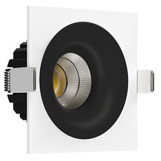 Встраиваемый точечный светильник LEDRON LOFT SQ White-Black