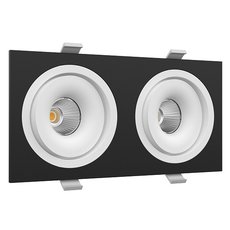 Точечный светильник с арматурой чёрного цвета LEDRON MJ1006 SQ2 Black-White