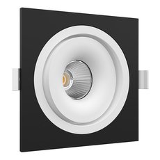 Точечный светильник с арматурой чёрного цвета LEDRON MJ1006 SQ Black-White