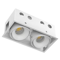 Точечный светильник с металлическими плафонами LEDRON NORDEL 2 White