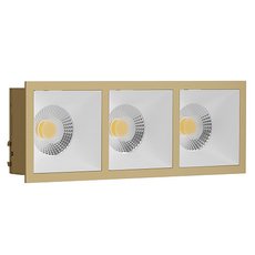 Точечный светильник для подвесные потолков LEDRON RISE KIT3 Gold-White