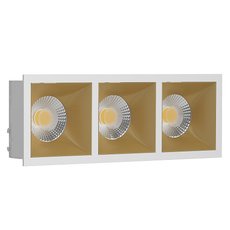 Точечный светильник с металлическими плафонами LEDRON RISE KIT3 White-Gold