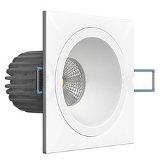 Точечный светильник с арматурой белого цвета LEDRON LH07H-R SQ White