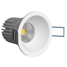 Точечный светильник с плафонами белого цвета LEDRON LH07H-R White 3000K TRIAC