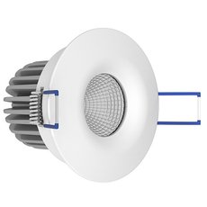 Точечный светильник с плафонами белого цвета LEDRON LH07S-R White 3000K TRIAC