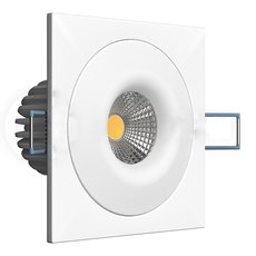 Точечный светильник с арматурой белого цвета LEDRON LH07S-R SQ White