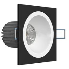 Светодиодный точечный светильник LEDRON LH07H-R SQ Black-White 4000K TRIAC