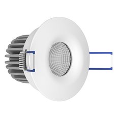 Точечный светильник с арматурой белого цвета, плафонами белого цвета LEDRON LH07S-R White 4000K TRIAC