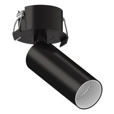 Точечный светильник с плафонами чёрного цвета LEDRON SAGITONY R BASIC S40 Black-White