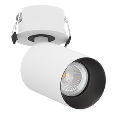 Точечный светильник с плафонами белого цвета LEDRON SAGITONY R BASIC S60 White-Black