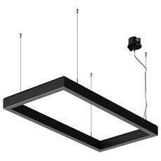 Светильник с металлическими плафонами чёрного цвета LEDRON SKYLINE Basic 340х670 Black 3000K