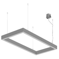 Светильник с металлическими плафонами серого цвета LEDRON SKYLINE Basic 340х670 Grey 3000K
