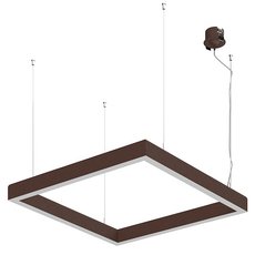 Светильник с арматурой коричневого цвета, металлическими плафонами LEDRON SKYLINE Basic 505 Brown 3000K