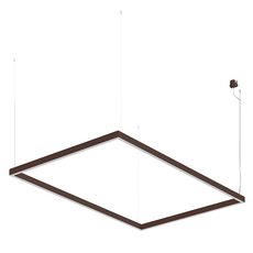 Светильник с металлическими плафонами коричневого цвета LEDRON SKYLINE Basic 1005х1500 Brown 3000K