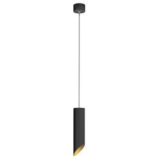 Светильник с арматурой чёрного цвета, плафонами чёрного цвета LEDRON SLC78008-7W-25-P Black-Gold