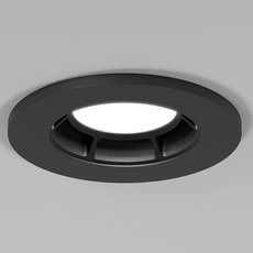 Точечный светильник с металлическими плафонами Elektrostandard 25009/01 GU10 чёрный