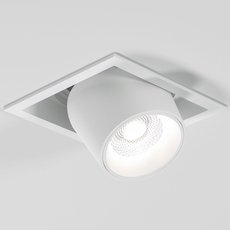 Точечный светильник с плафонами белого цвета Elektrostandard 25087/LED 8W 4000K белый