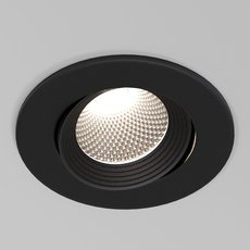 Точечный светильник с арматурой чёрного цвета Elektrostandard 25094/LED 7W 4000K черный
