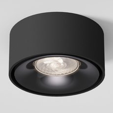 Точечный светильник с металлическими плафонами Elektrostandard 25095/LED 10W 4000K черный