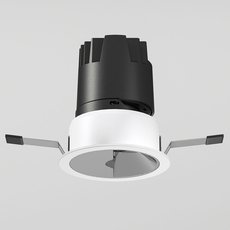 Точечный светильник с металлическими плафонами Elektrostandard 25090/LED 10W 3000K белый/хром