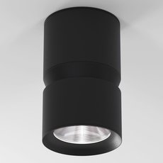 Накладный точечный светильник Elektrostandard 25049/LED 12W 4000К чёрный