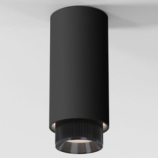 Точечный светильник с металлическими плафонами Elektrostandard 25012/01 GU10 чёрный
