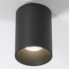 Точечный светильник с арматурой чёрного цвета, металлическими плафонами Elektrostandard 25011/01 GU10 черный