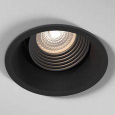 Точечный светильник с металлическими плафонами Elektrostandard 25016/01 GU10 черный