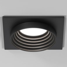 Точечный светильник с металлическими плафонами Elektrostandard 25006/01 GU10 чёрный