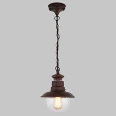 Светильник для уличного освещения с арматурой коричневого цвета, стеклянными плафонами Elektrostandard Talli H брауни (GL 3002H)