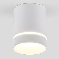 Точечный светильник с арматурой белого цвета, плафонами белого цвета Elektrostandard DLR021 9W 3000K белый матовый